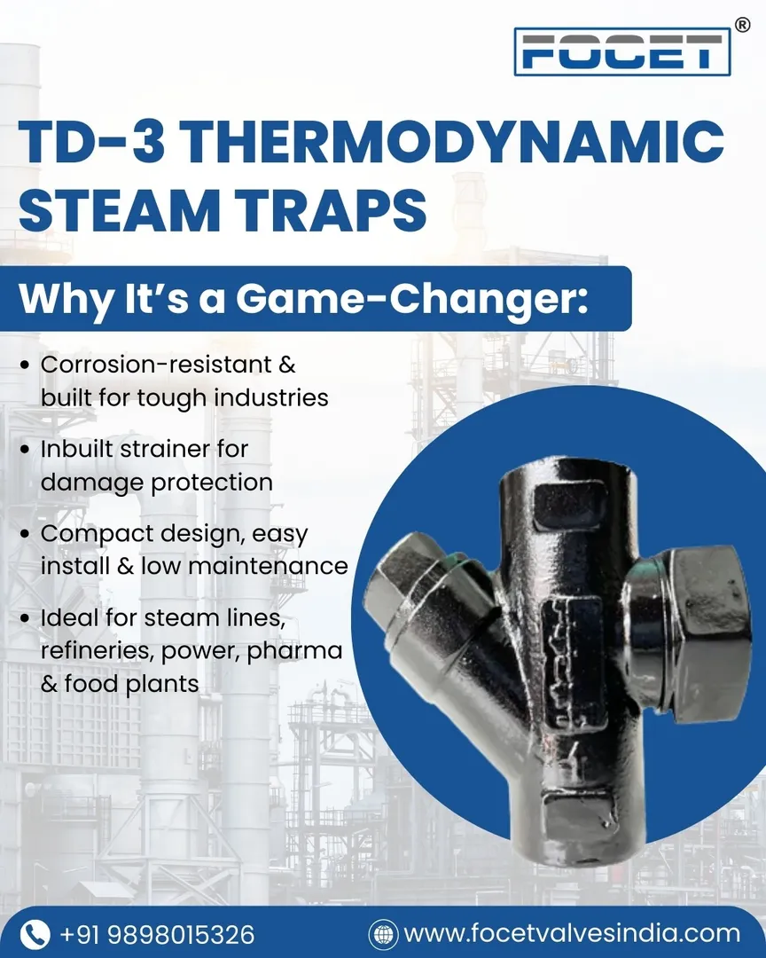 TD-3 Thermodynamic Steam Traps in Ahmedabad.