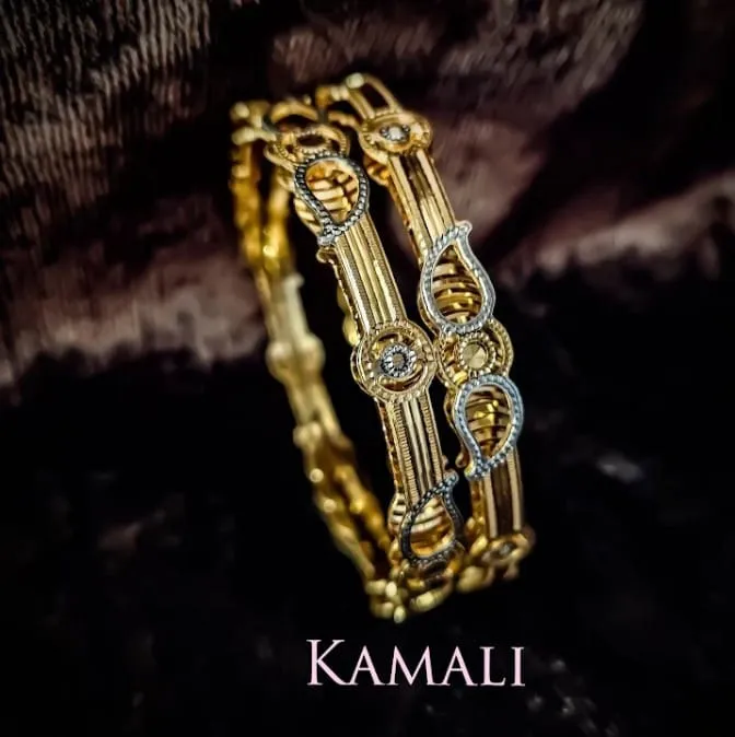Two Layered Bangles
Artificial Gold Plated Impon Bangles with Rhodium Coating
Imperial Collections...