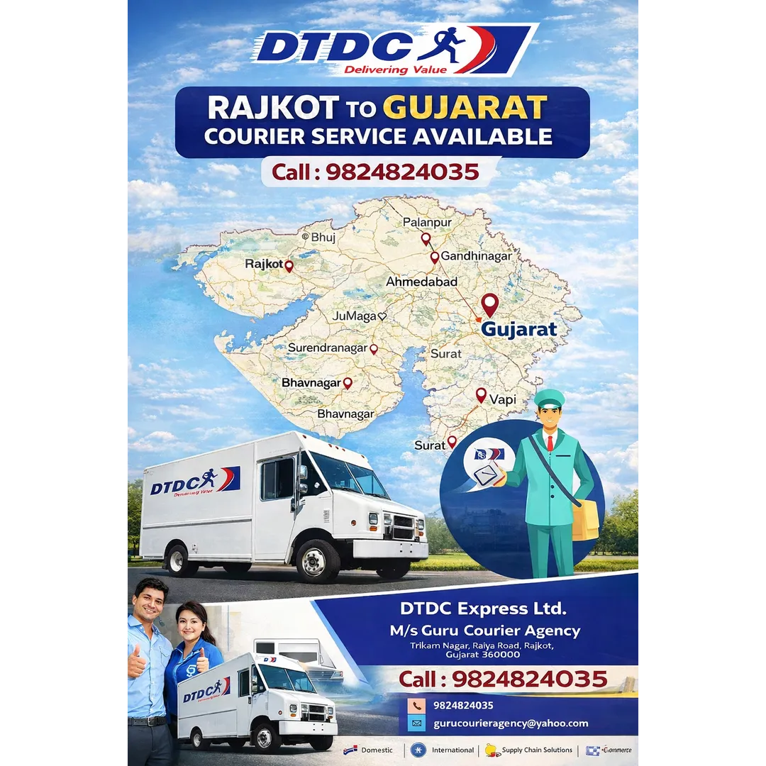 Rajkot to Gurgaon courier service