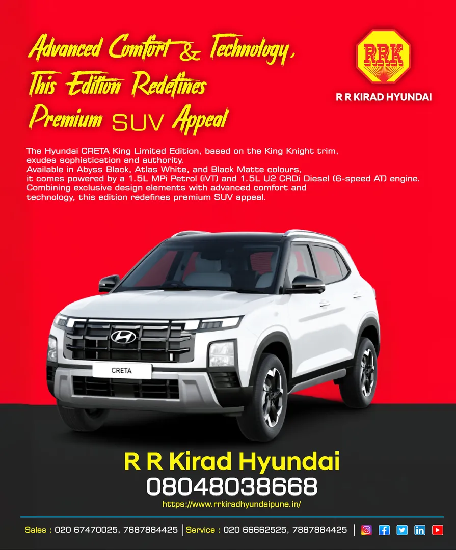 Advanced Comfort & Technology, This Edition Redefines Premium SUV Appeal. Hyundai Showroom near Pune