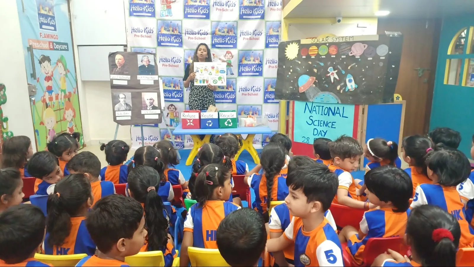 Science Exhibition held at Hello Kids Flamingo Preschool