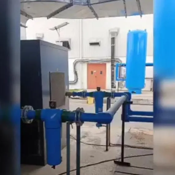 Air piping for atlas copco compressor
