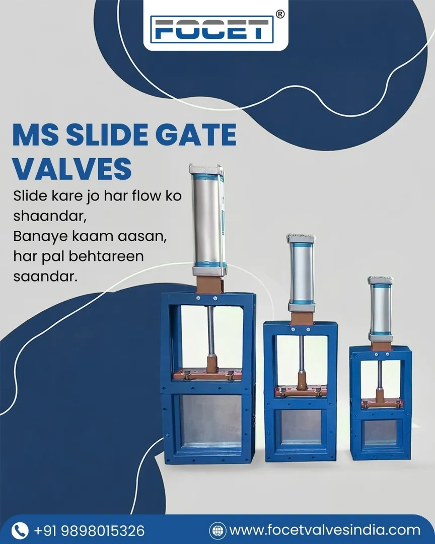 MS Slide Gate Valves Manufacturer in India