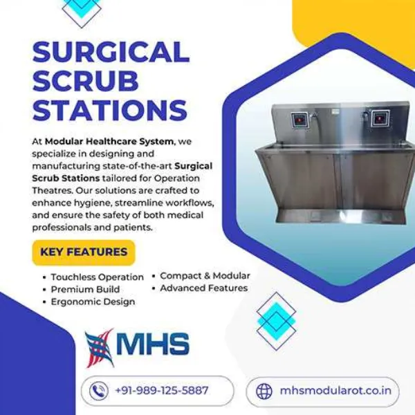 Surgical Scrub Sink Manufacturer in India – Supporting Safe Surgical Practices