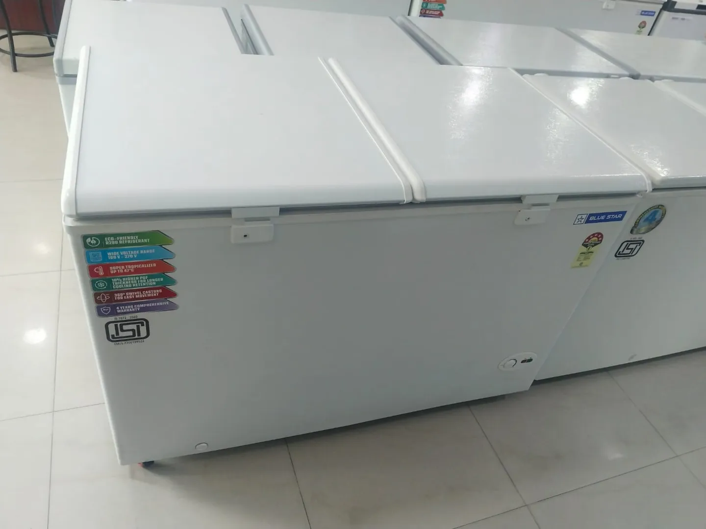 Ndv Cooling Equipments | Blue Star Deep Freezer Cf5-396Neyw Dealers In Coimbatore