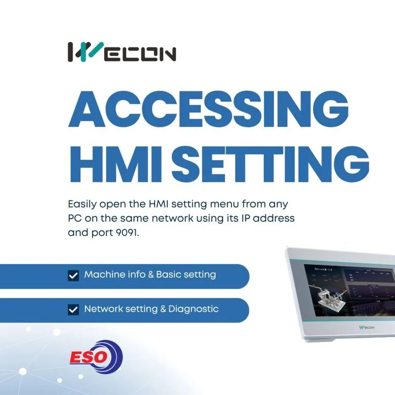 Wecon Accessing Hmi Setting