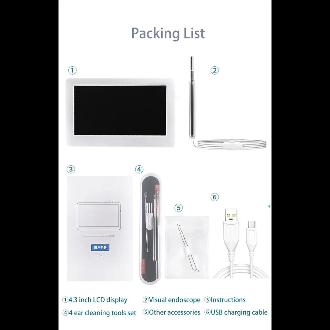 Wireless WiFi Oral Dental Camera 1080p HD Adjustable 8 LED Light wifi Intraoral Endoscope for Dentis