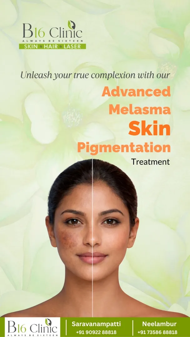 Advanced Melasma & Skin Pigmentation Treatment – B16 Clinic
Melasma and skin pigmentation can make ...