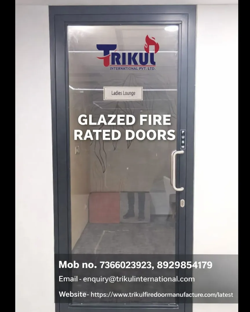 Glazed fire-rated doors