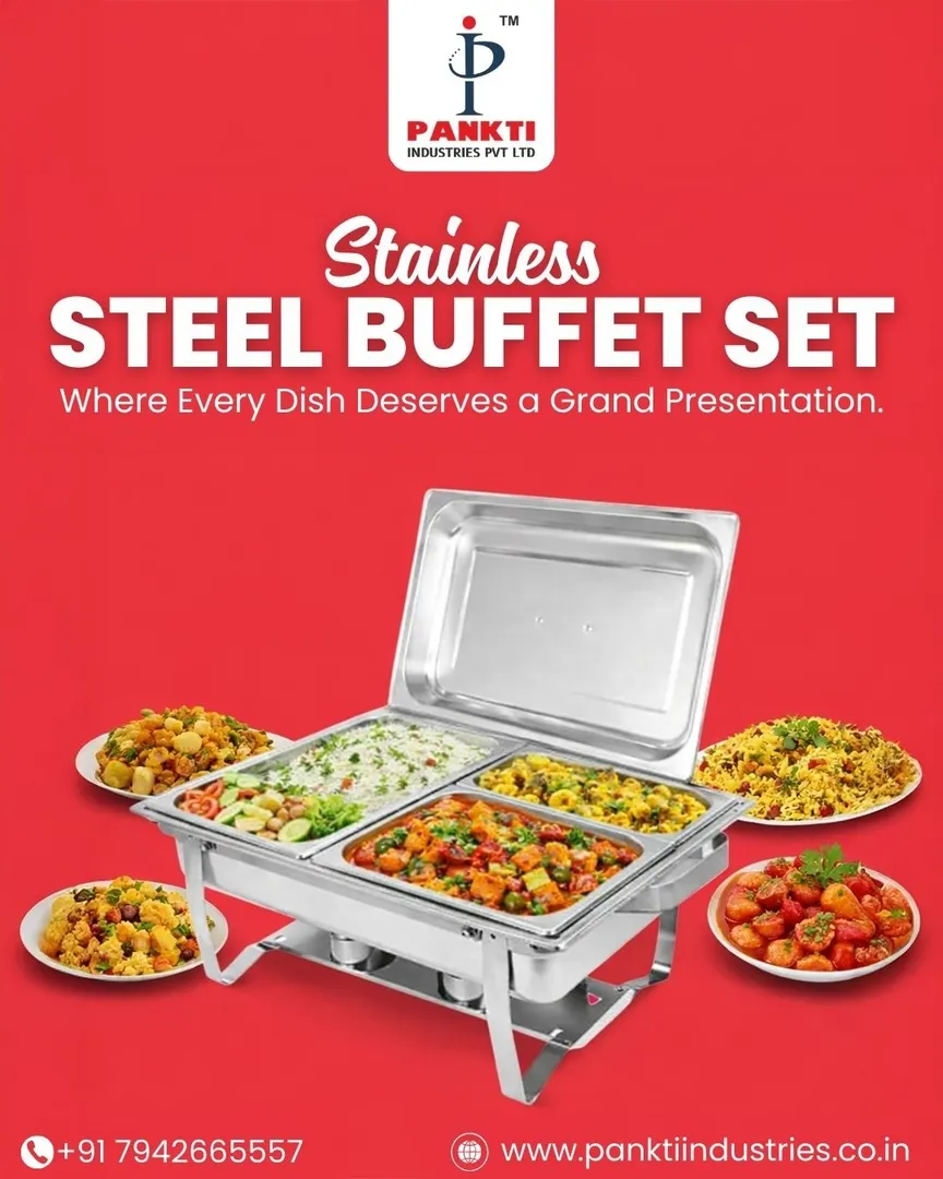 Stainless Steel Buffet Set Manufacturer in India