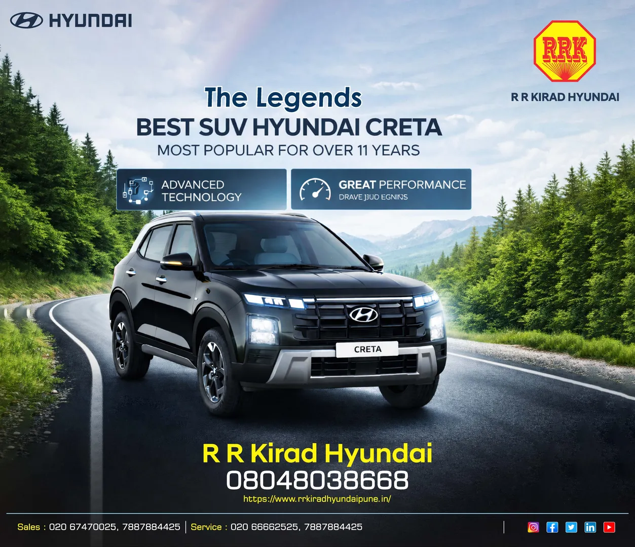 Decent Looks with Legendary Performance and Lavish Comfort. Get Test Drive Hyundai Showroom Pune