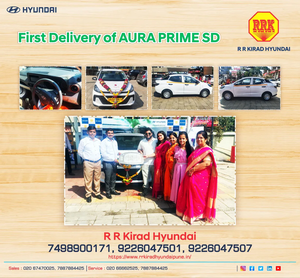First Delivery of AURA PRIME SD