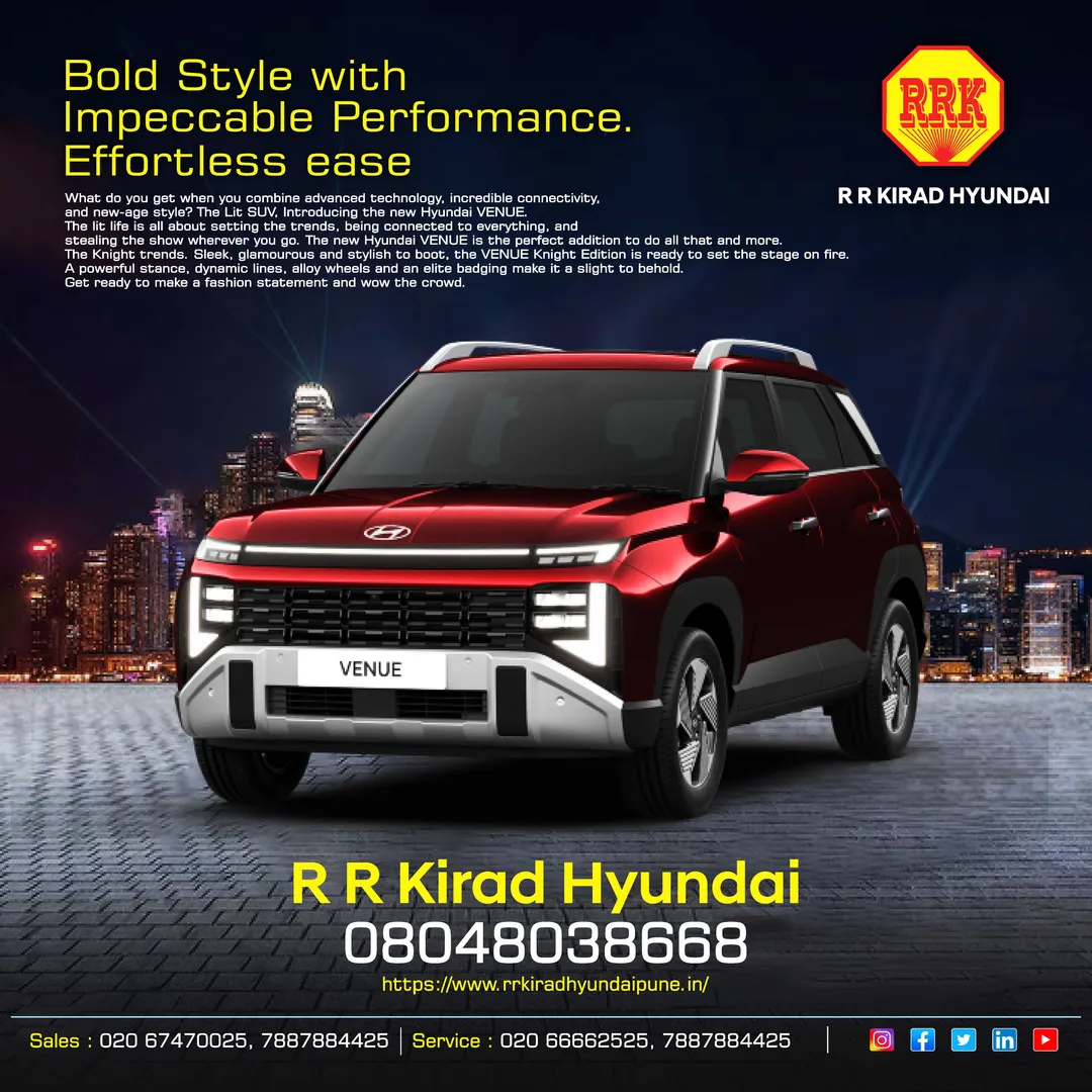 advanced technology, incredible connectivity, and new-age style. Hyundai Showroom at Hadapsar, Pune
