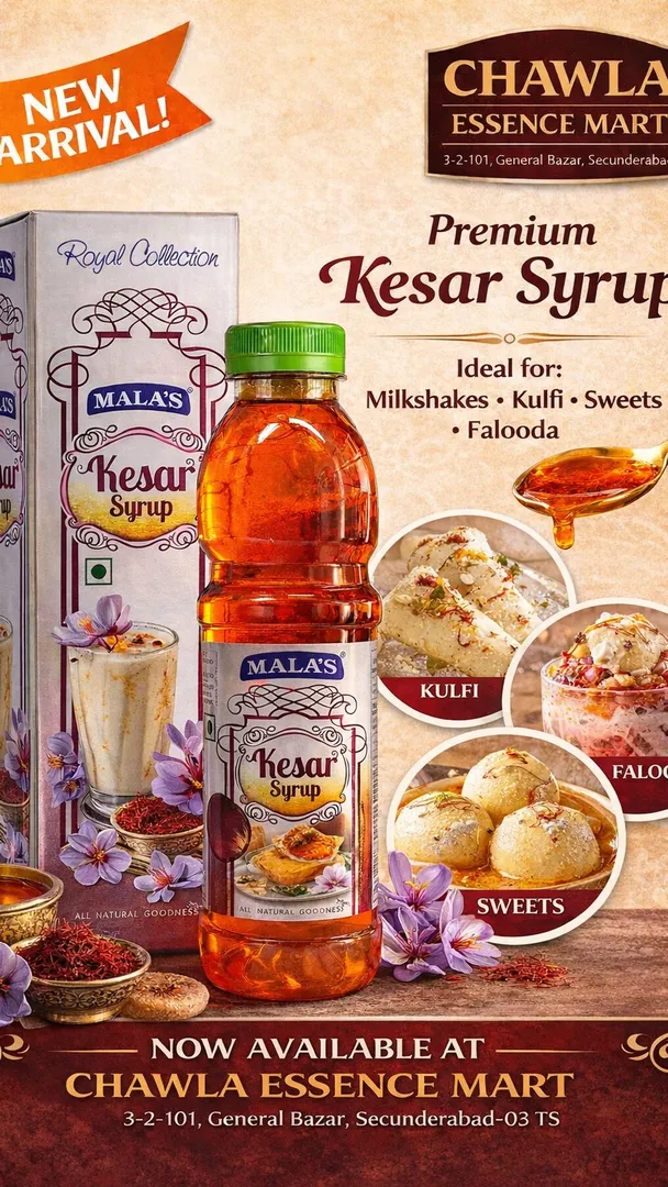 Mala's Kesar Syrup