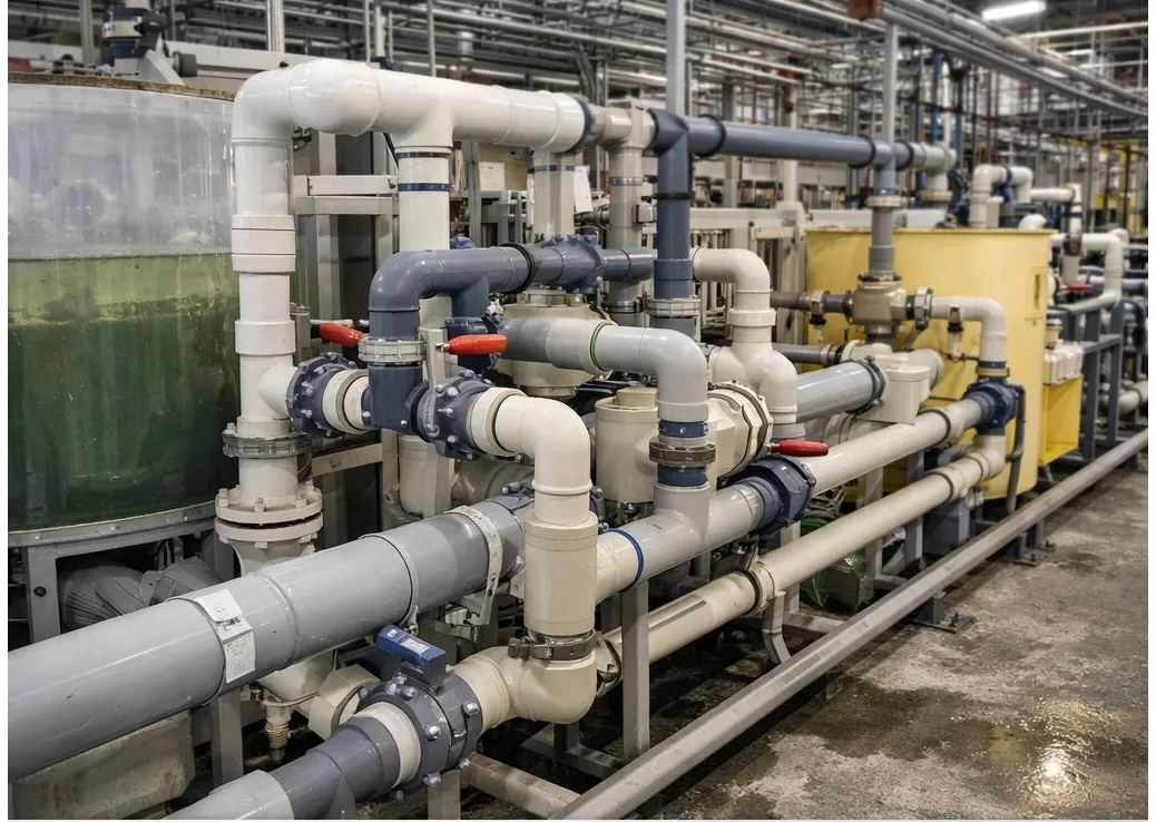 PP/PVC/PVDF Pipeline Work in Bengaluru | Chemical Flow Systems