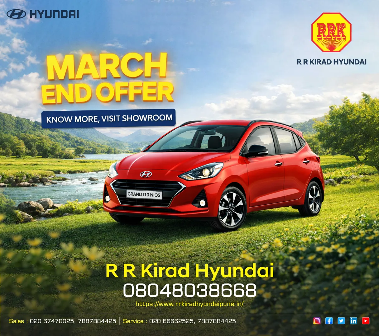 Smart and Trusted Long-Term Choice! visit R R Kirad Hyundai showroom at Hadapsar, Pune in all MH12