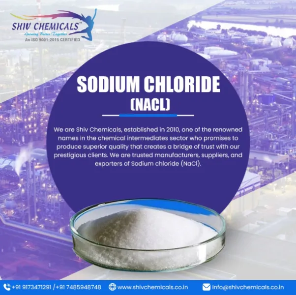 Sodium Chloride Exporter in Surat – Trusted Chemical Supply for Global Industries