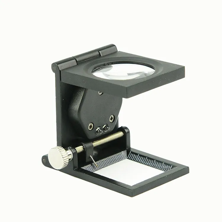Portable 20X 13MM foldable magnifying glass with scale