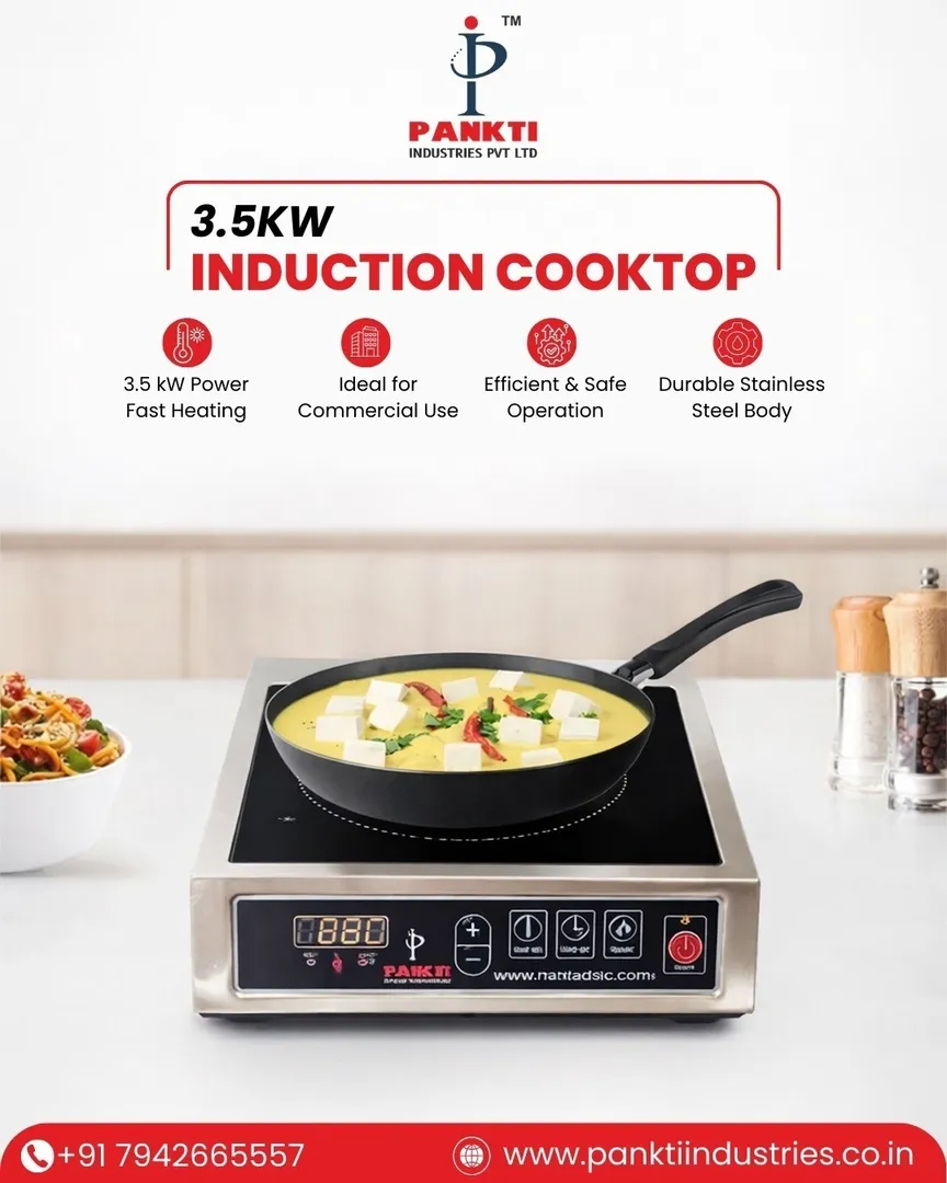3.5kW Induction Cooktop Manufacturer in India