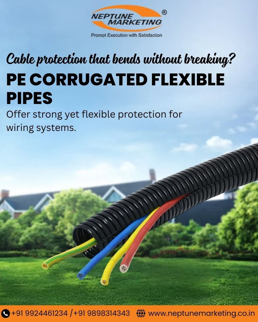 PE (Polyethylene) Corrugated Flexible Pipes in India.