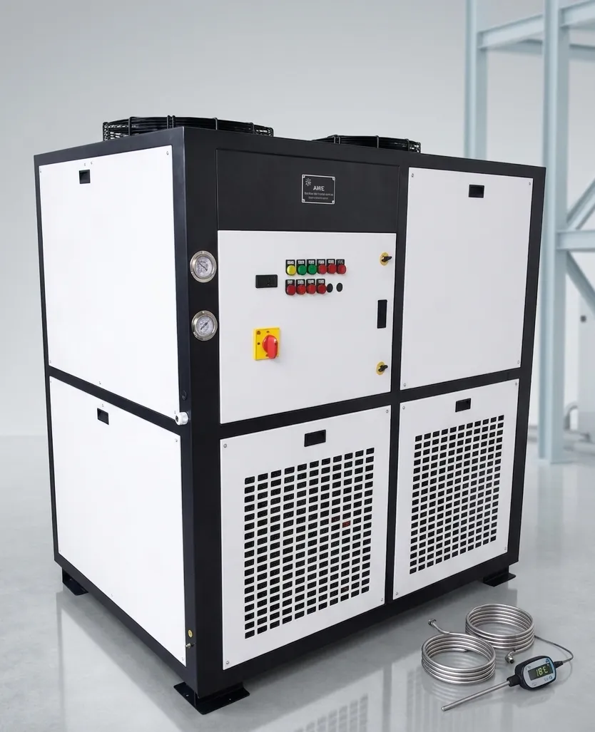 New Release: High-Performance 10TR Water Chiller by AWE Industrial Cooling System