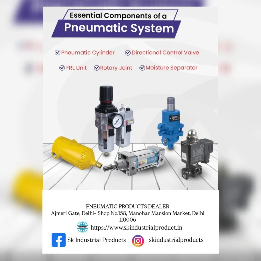 Airmax Essential components Pneumatic System Dealer in Delhi