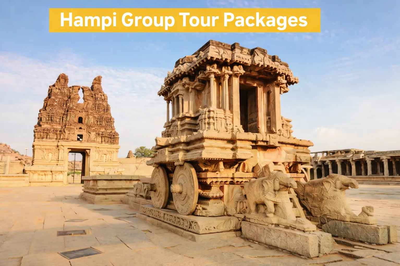 Hampi Group Tour Packages in Pune | Heritage Walks Made Easy