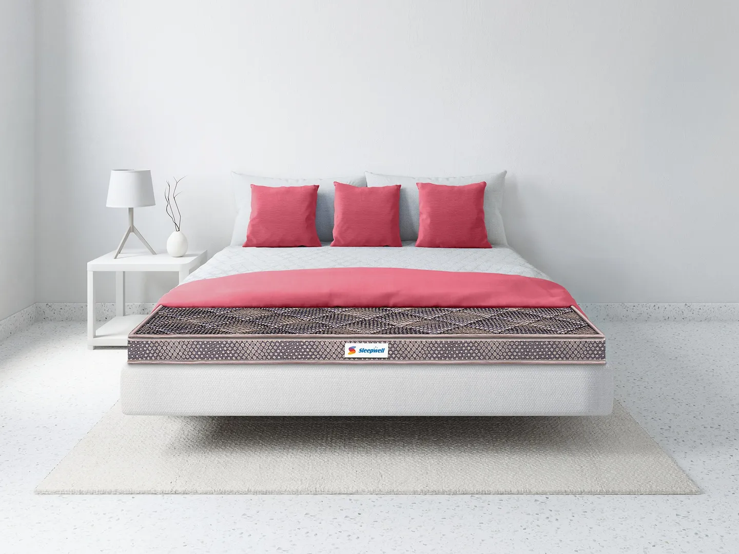 Sleepwell Champ Regular Mattress available at Ankur Decor. Affordable, firm, and ideal for everyday