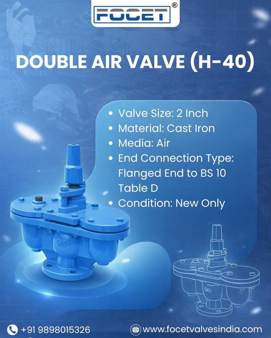 Double Air Valve Manufacturer in India