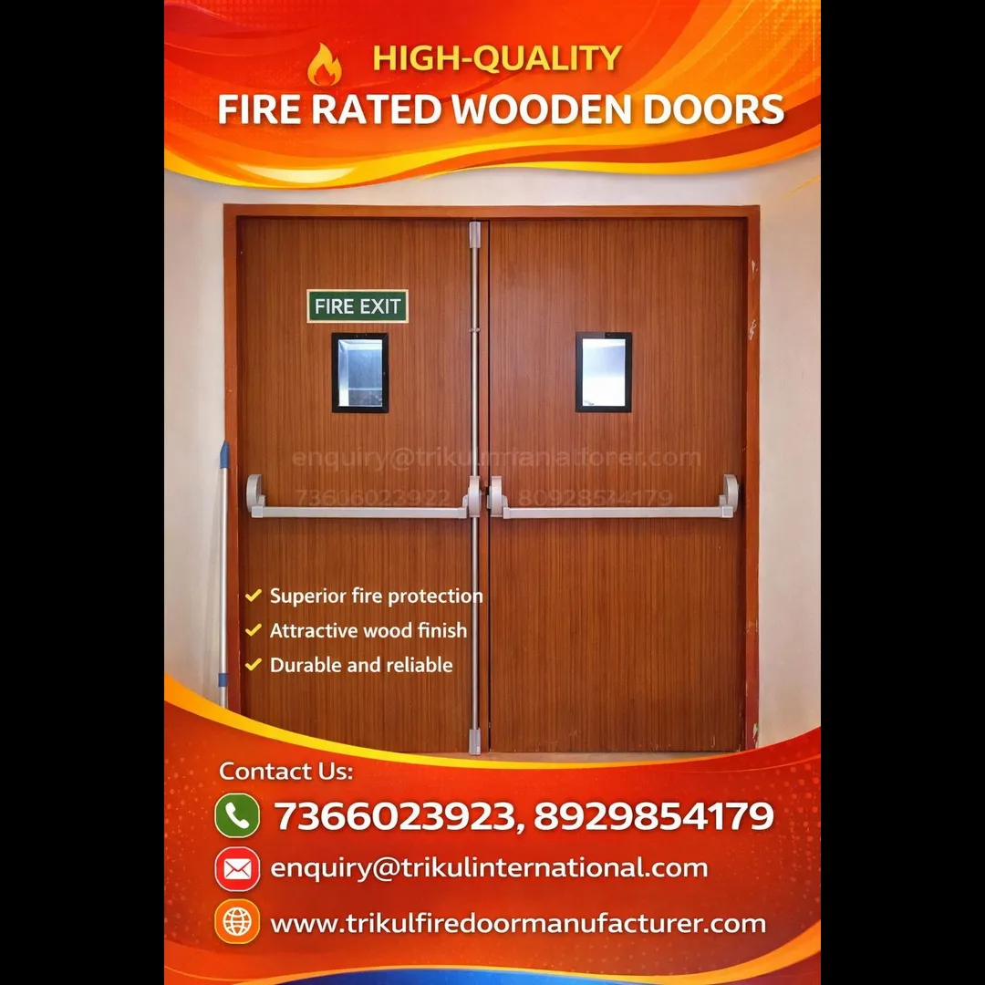 Fire Rated Wooden Door!!!