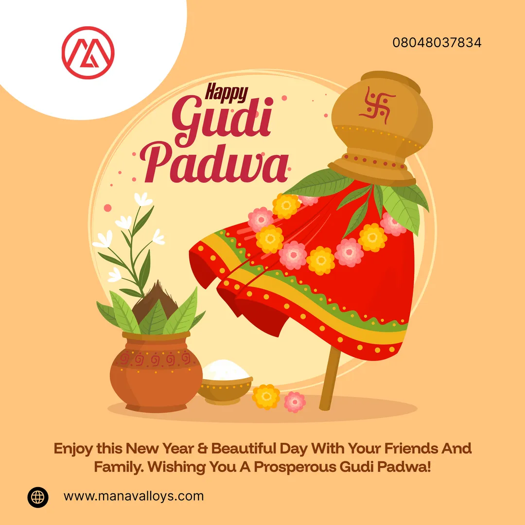 πΏπ Welcome the new year with positivity in your heart and success in your path. May this Gudi Padw...