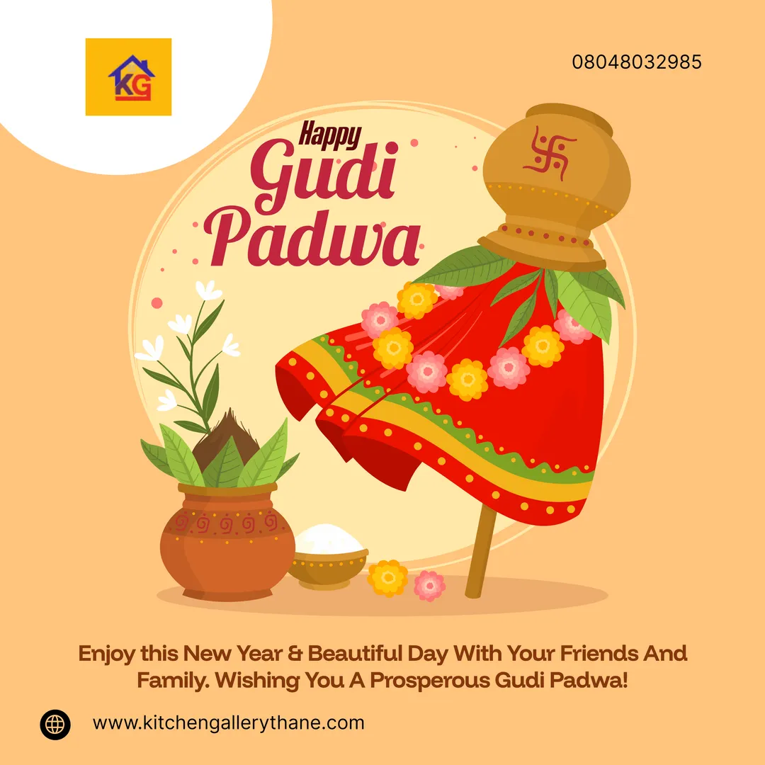 🌿🎉 Welcome the new year with positivity in your heart and success in your path. May this Gudi Padw...