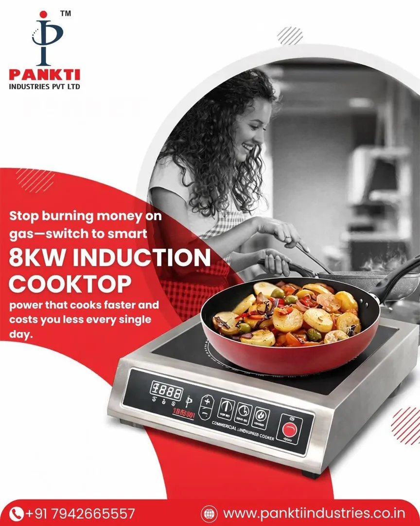 8kW Induction Cooktop Manufacturer in India