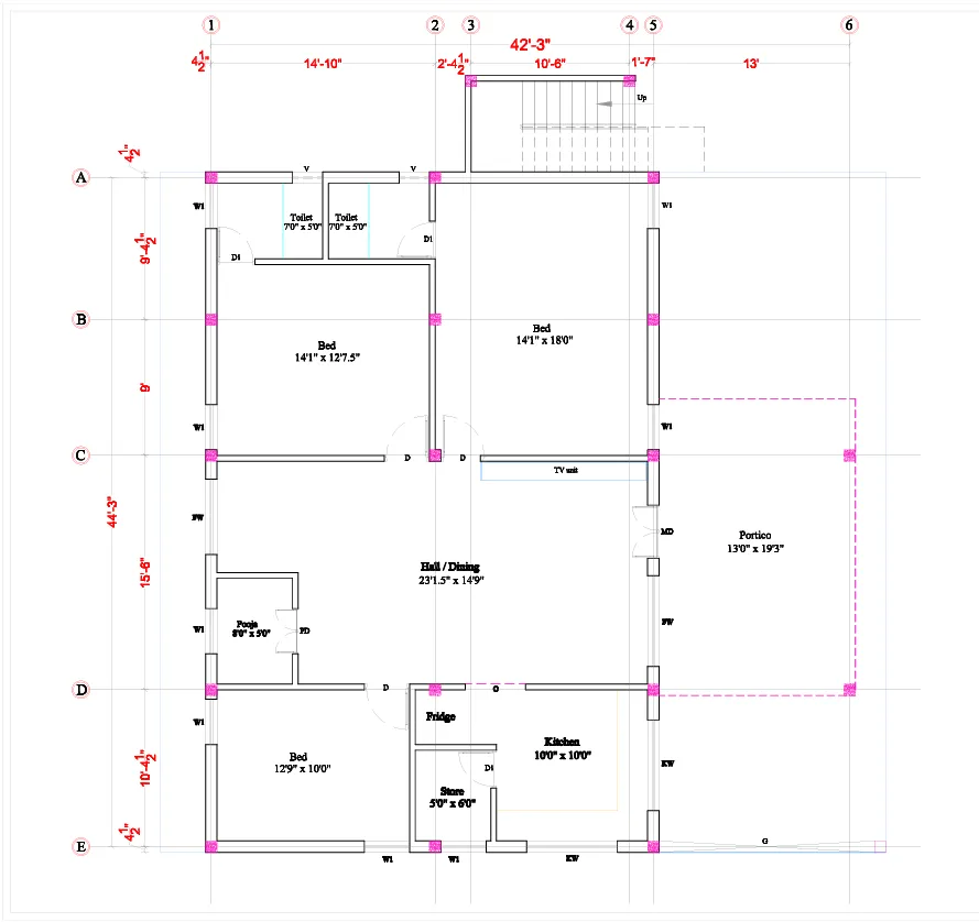 Scheme and Column marking drawing: Hereβs a clear explanation (civil engineering) of both Scheme dra...