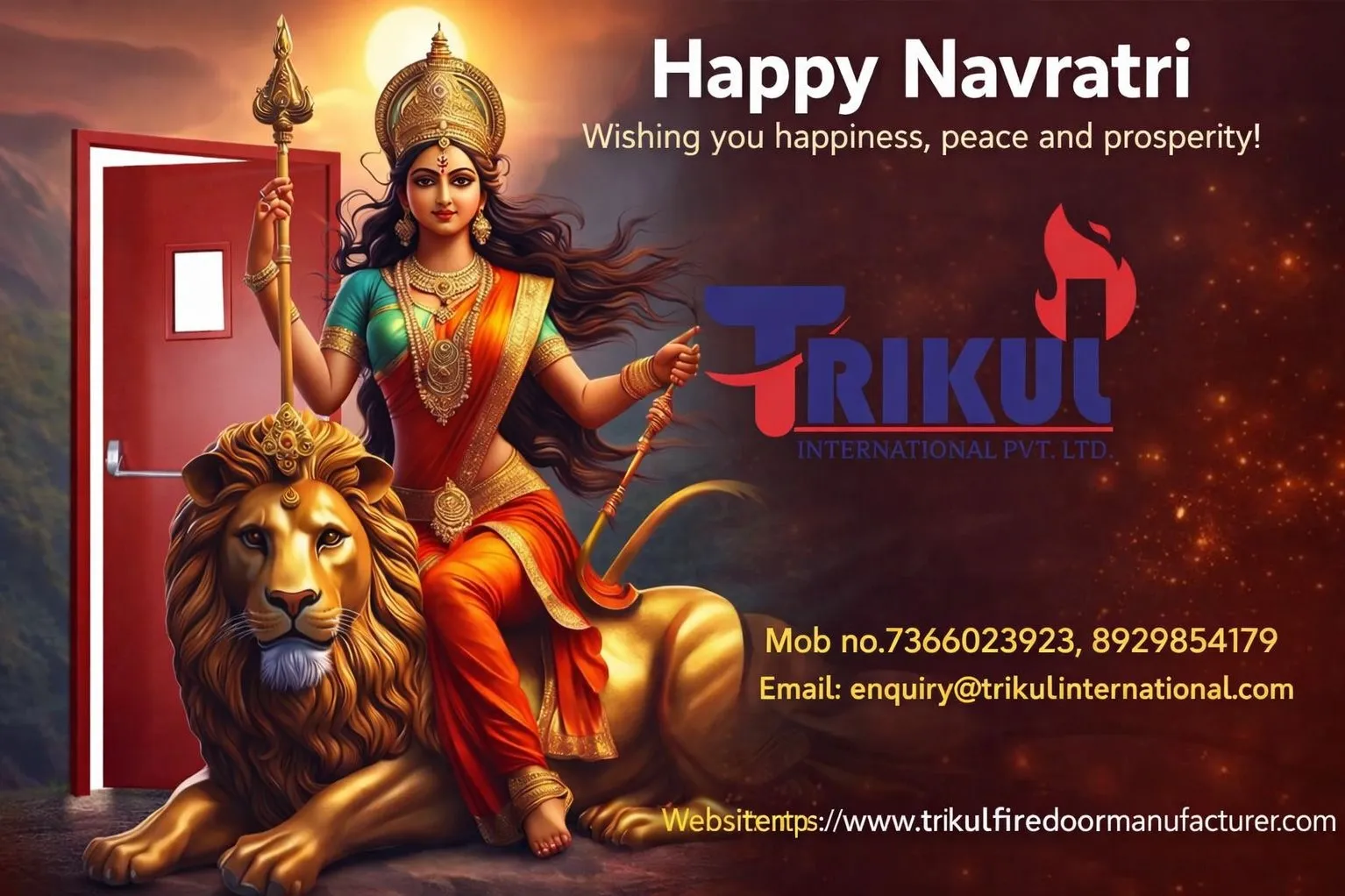 ✨ Celebrate Navratri with Strength, Safety & Prosperity ✨