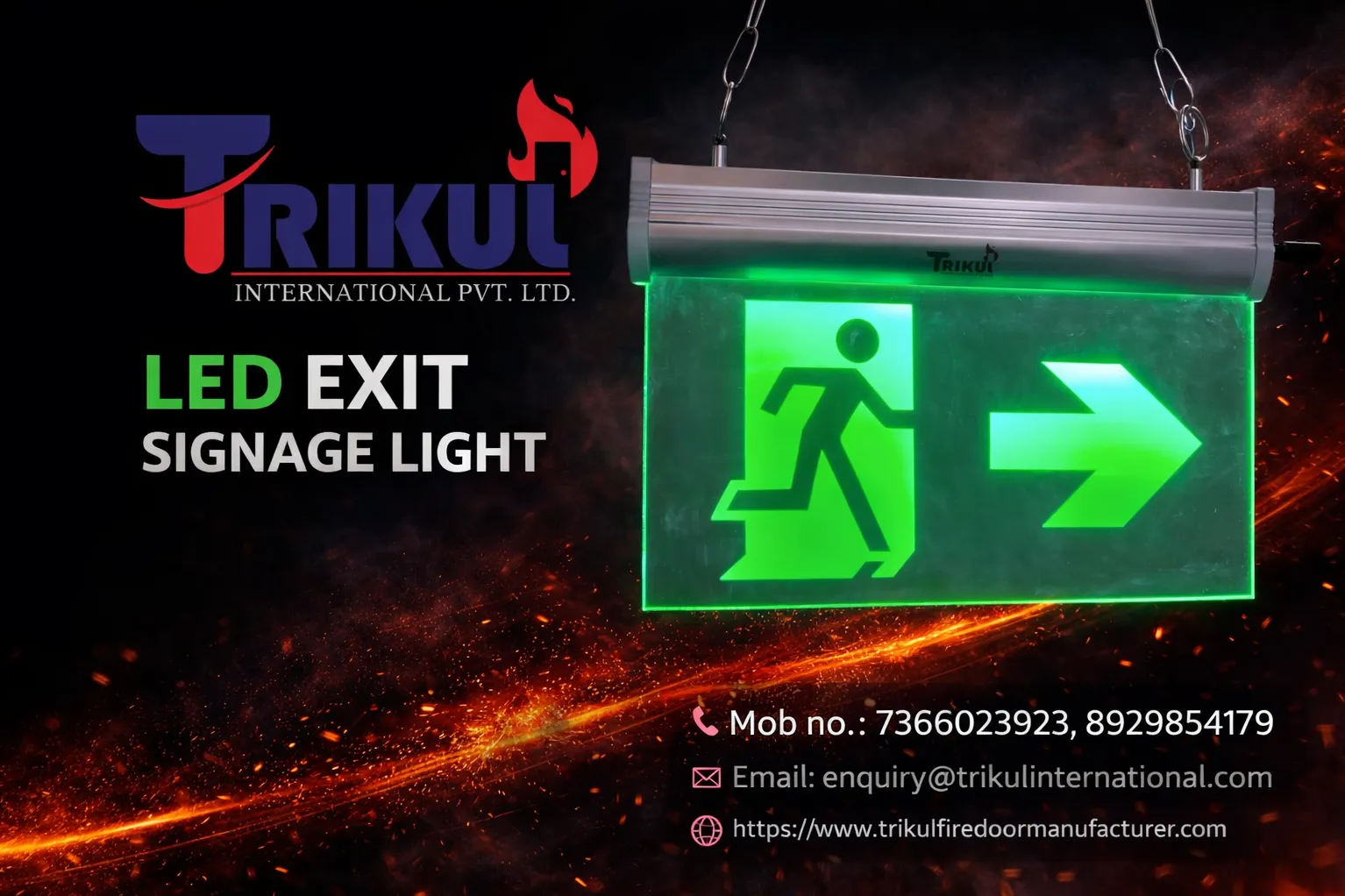 LED Exit Signage lights