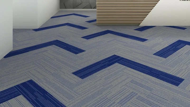 Best Herringbone Pattern Carpet tiles and Planks for use in commercial projects Manufacturer, Trader...