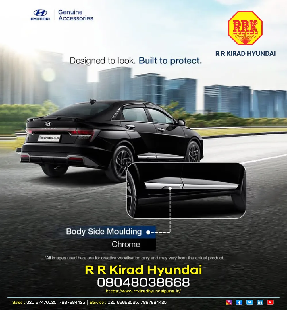 Upgrade your drive with genuine accessories at R R Kirad Hyundai, Pune
