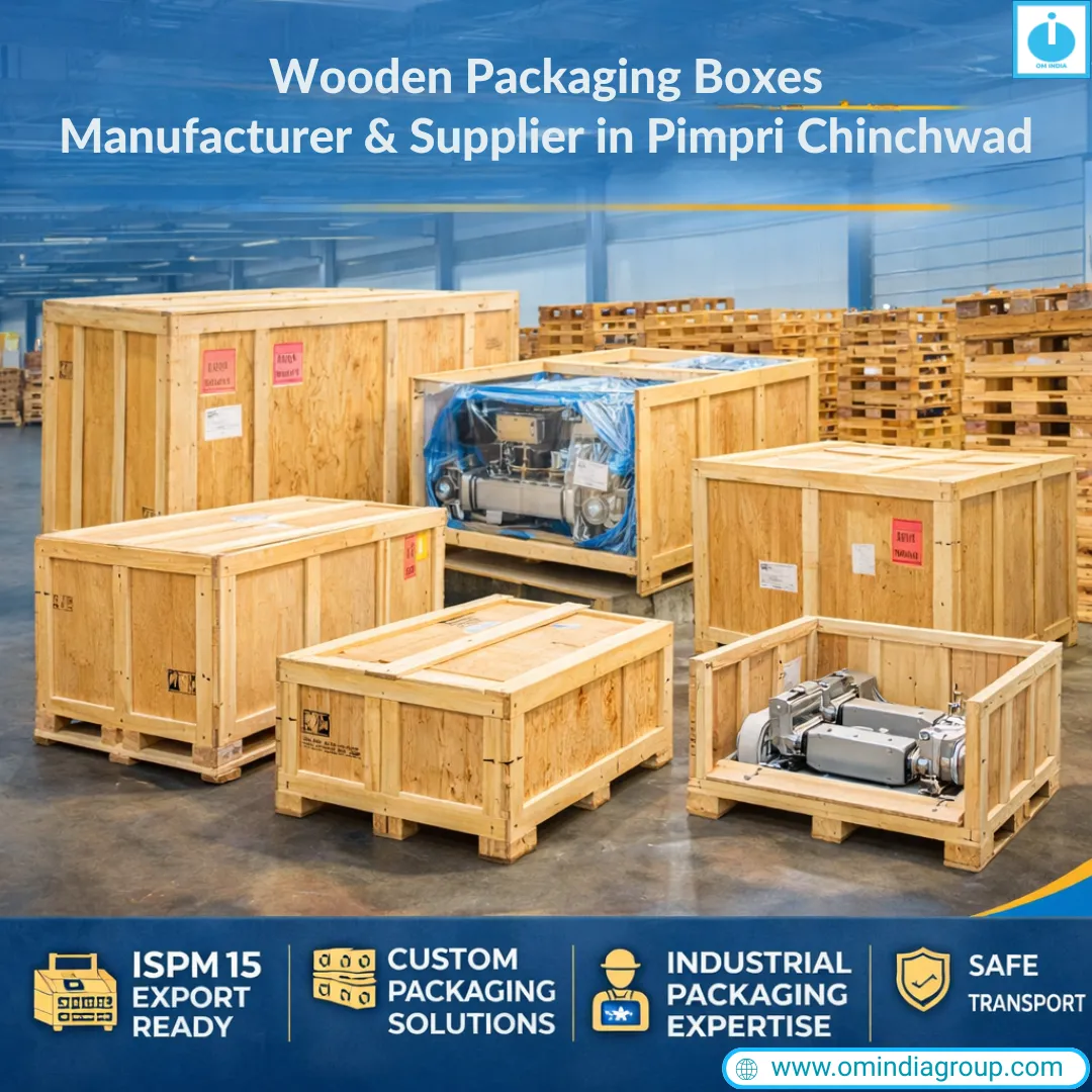 Wooden Packaging Boxes Manufacturer & Supplier in Pimpri Chinchwad | Export Quality Crates