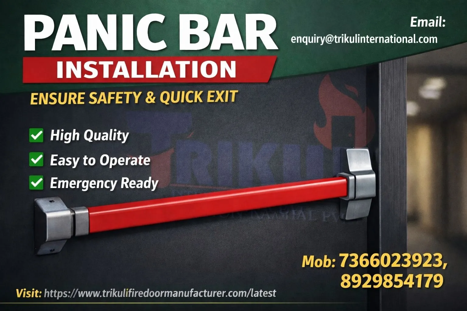 PANIC BAR