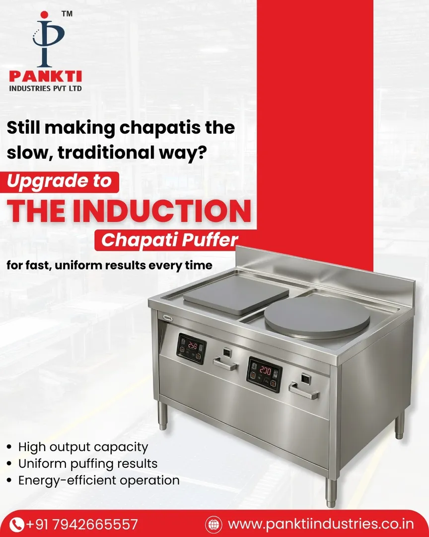Induction Chapati Puffer Manufacturer in India