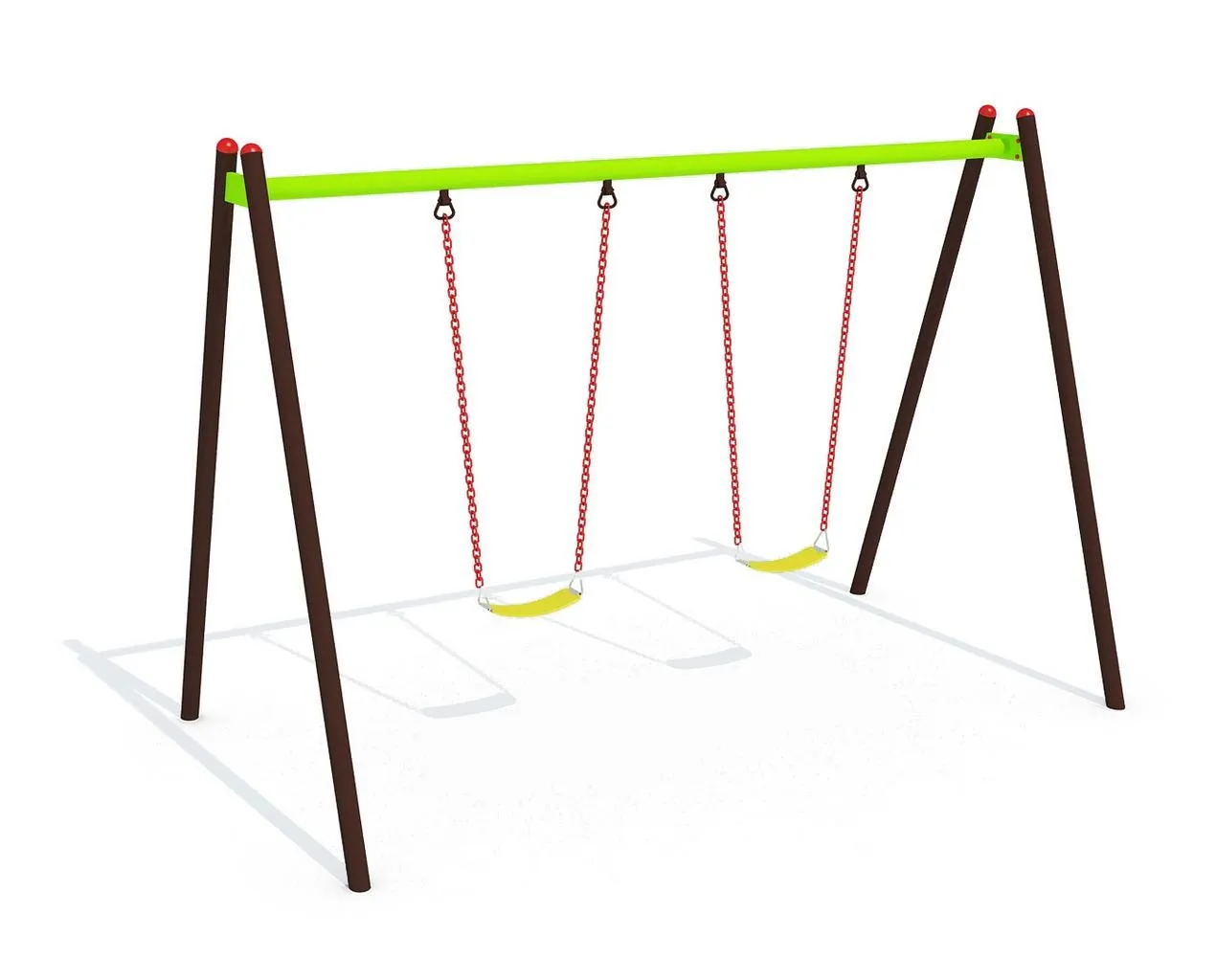 Swing structure
Material:
Main posts: Mild Steel (MS) or Galvanised Iron (GI) pipes
Top beam: Heavy-...