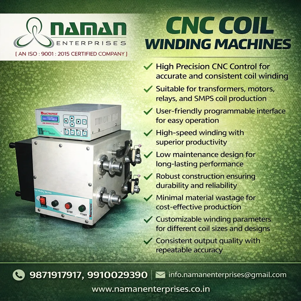 cnc coil winding machine supplier in india