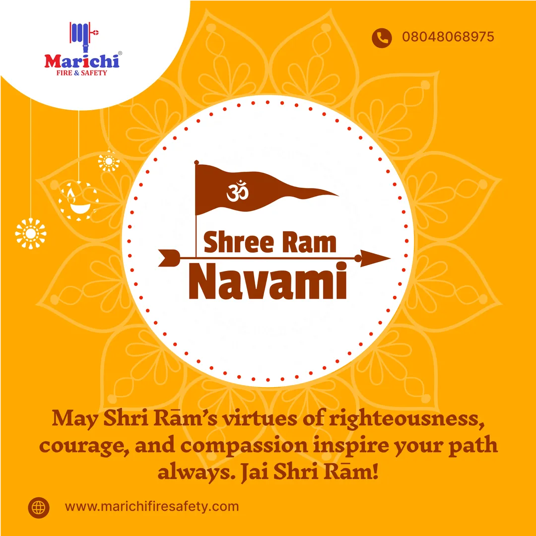 🌼🚩 Celebrating the birth of Lord Ram, a symbol of truth, virtue, and righteousness. Wishing you a ...