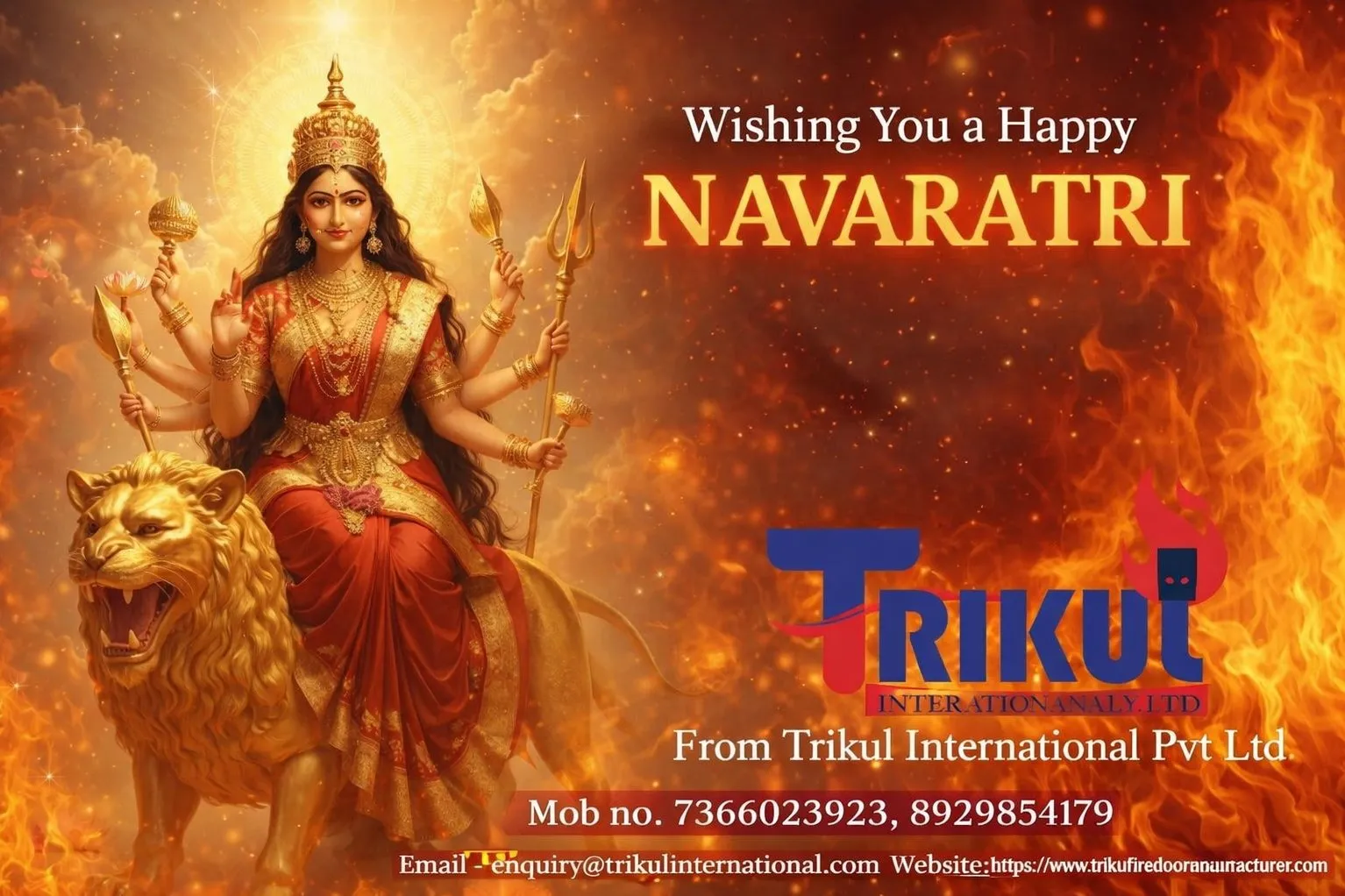 Celebrate Navratri with Strength HAPPY NAVARATRI