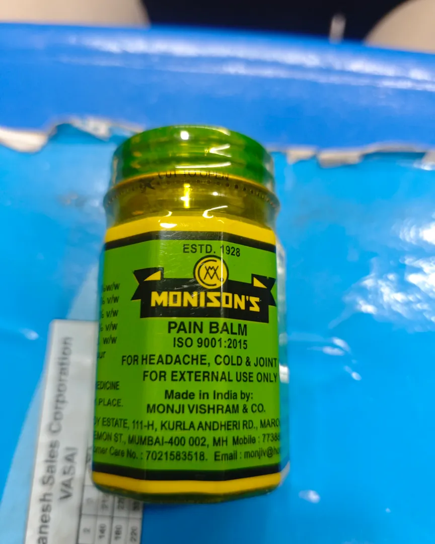 Monison Pain Balm Available in V KARAN PHARMA KALWA West Thane