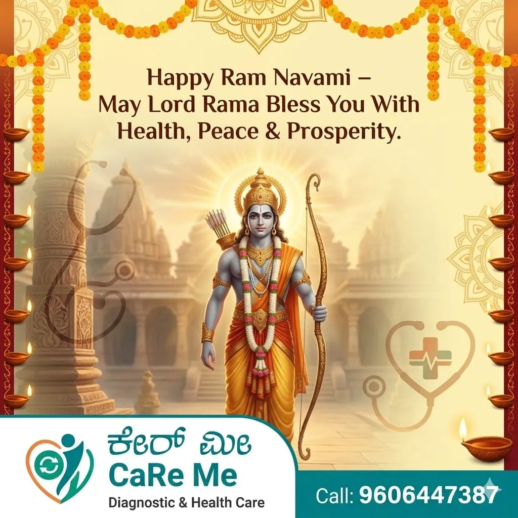Happy Ram Navami Wishes from Molecular CaRe Me Diagnostic & Health Care