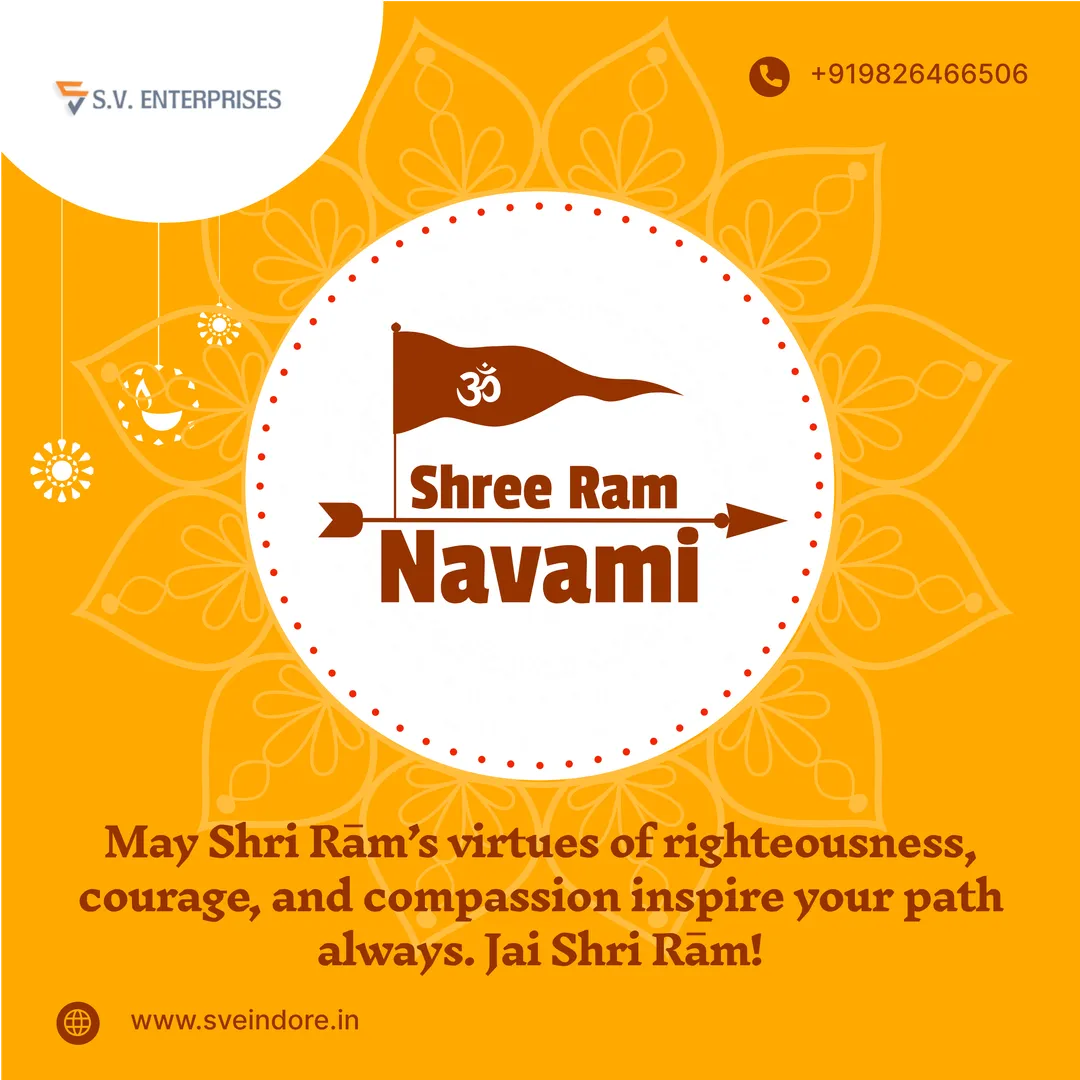 πΌπ© Celebrating the birth of Lord Ram, a symbol of truth, virtue, and righteousness. Wishing you a ...