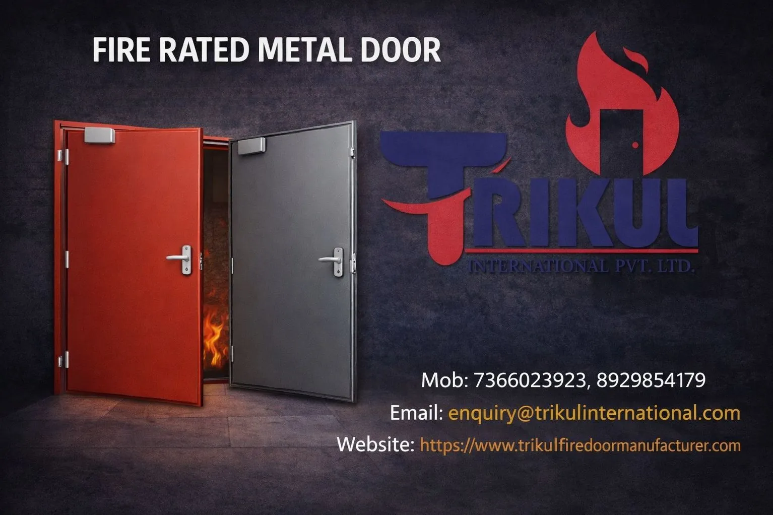 METAL FIRE RATED DOOR