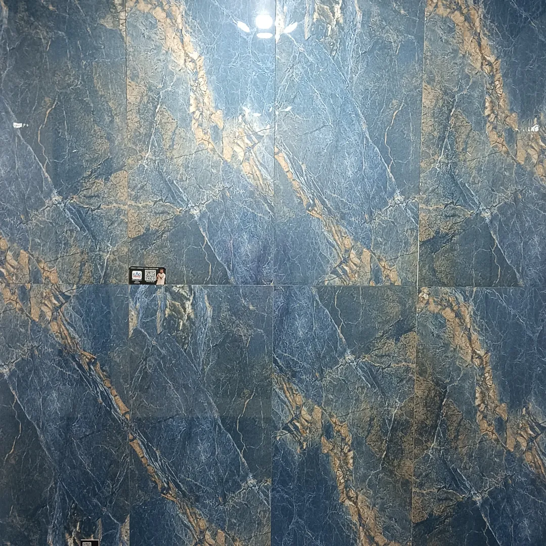 Kag tiles, HAILE BLUE , GLOSSY PGVT, HI TECH CERAMIC & CO.